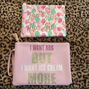 Charming Charlie pink clutches